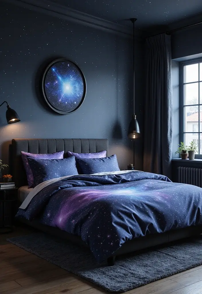 30 Toca Boca Big Family House Ideas Bedroom That Feel Fun & Cozy - 28. Galactic Dreams