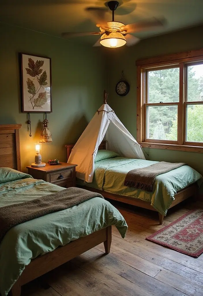 30 Toca Boca Room Ideas Big Family House Bedroom Twins Edition - 8. Camping Retreat