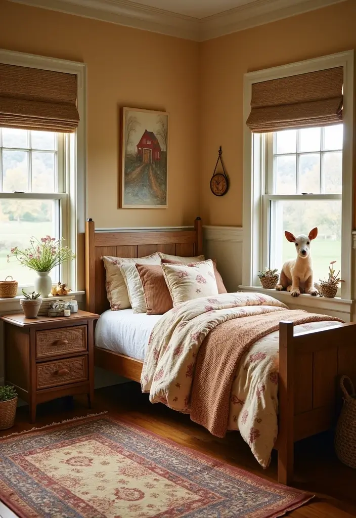 30 Twin Bedroom Ideas for Boys That Are Fun & Functional - 14. Farmyard Fun