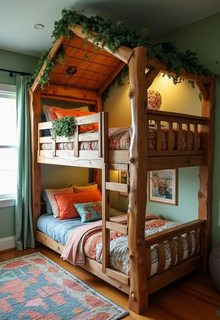 25 Boys Loft Bedroom Ideas That Are Fun & Space-Saving - 1. Adventure-Themed Loft Beds