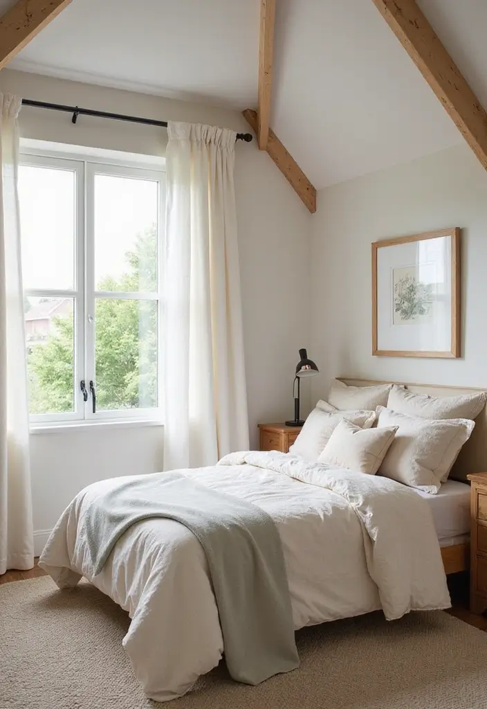 25 Boys Loft Bedroom Ideas That Are Fun & Space-Saving - 24. Light and Airy Fabrics