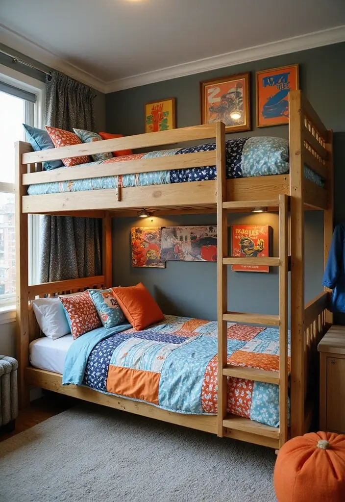 25 Boys Loft Bedroom Ideas That Are Fun & Space-Saving - 7. Themed Bedding