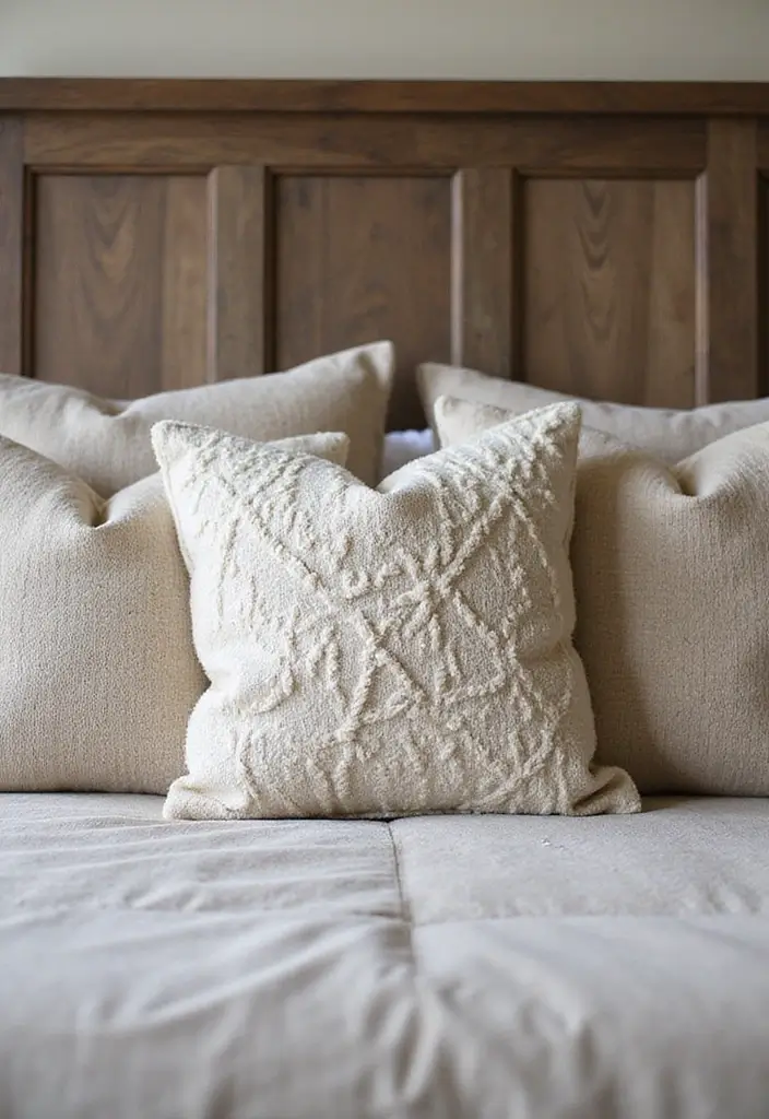 25 Horse Bedroom Ideas for Teens That Feel Rustic and Free-Spirited - 18. Textured Throw Pillows