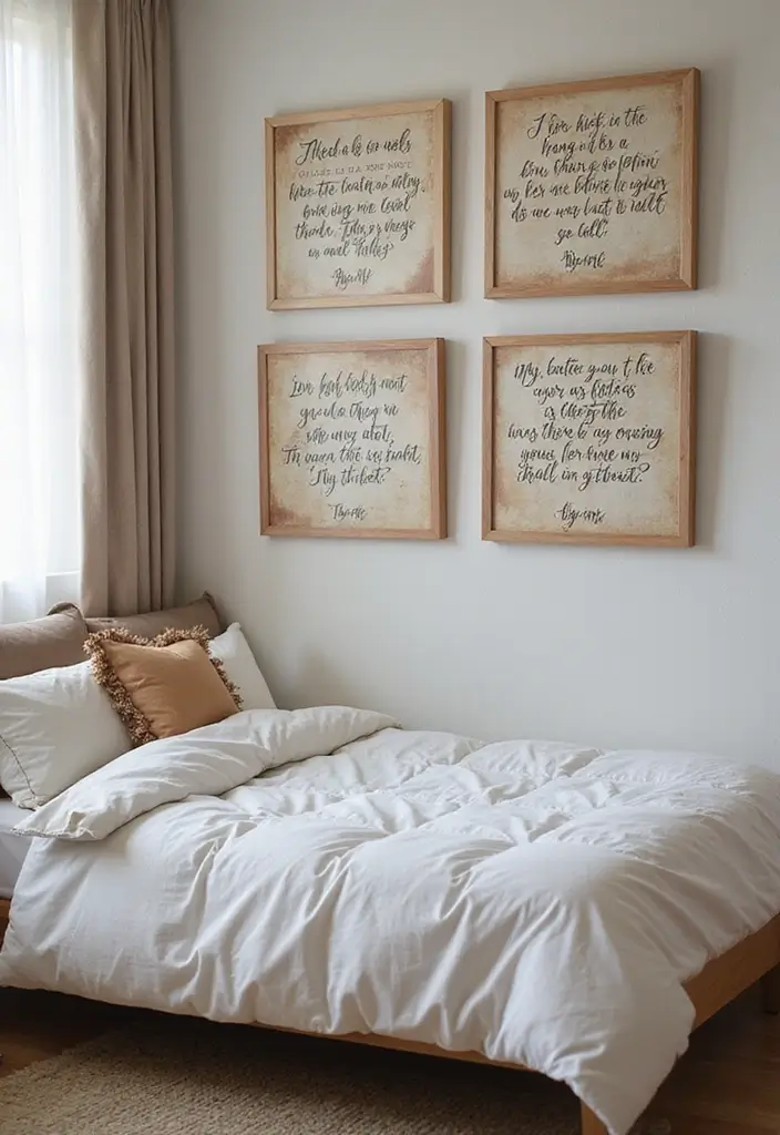 25 Horse Bedroom Ideas for Teens That Feel Rustic and Free-Spirited - 22. Personalized Equine Quotes
