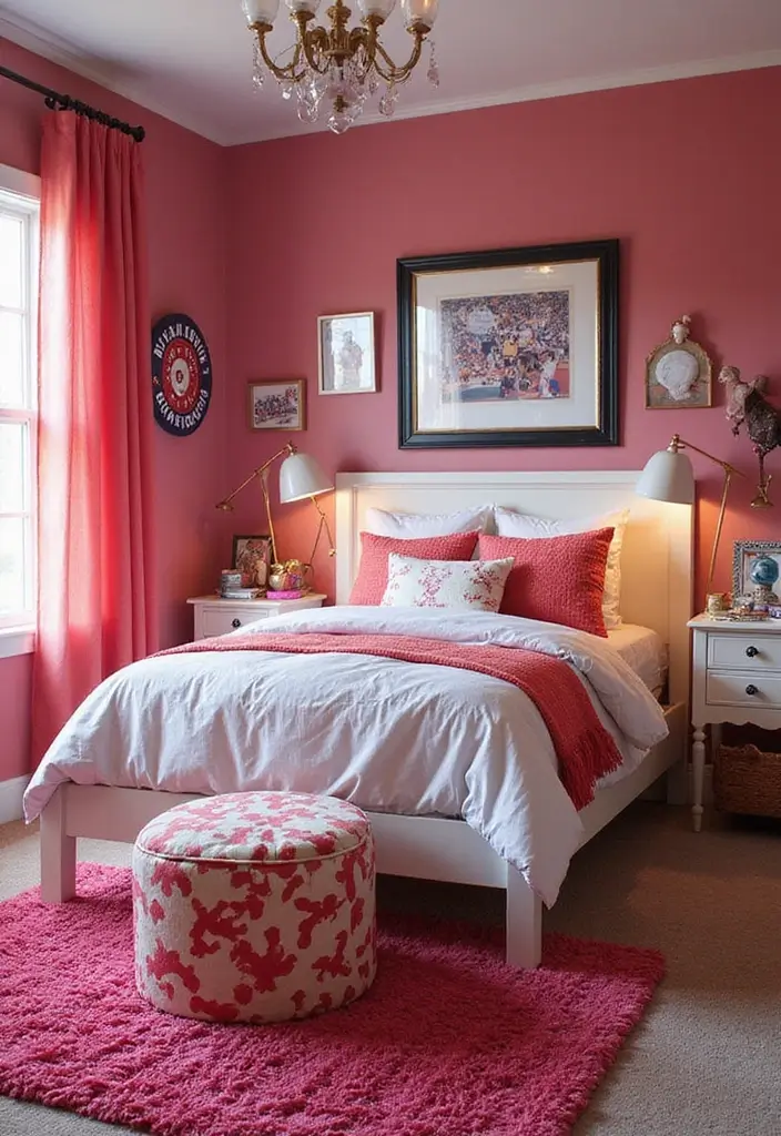 25 Kids Room Ideas for Girls Bedroom That Feel Magical - 20. Dynamic Sports Zone