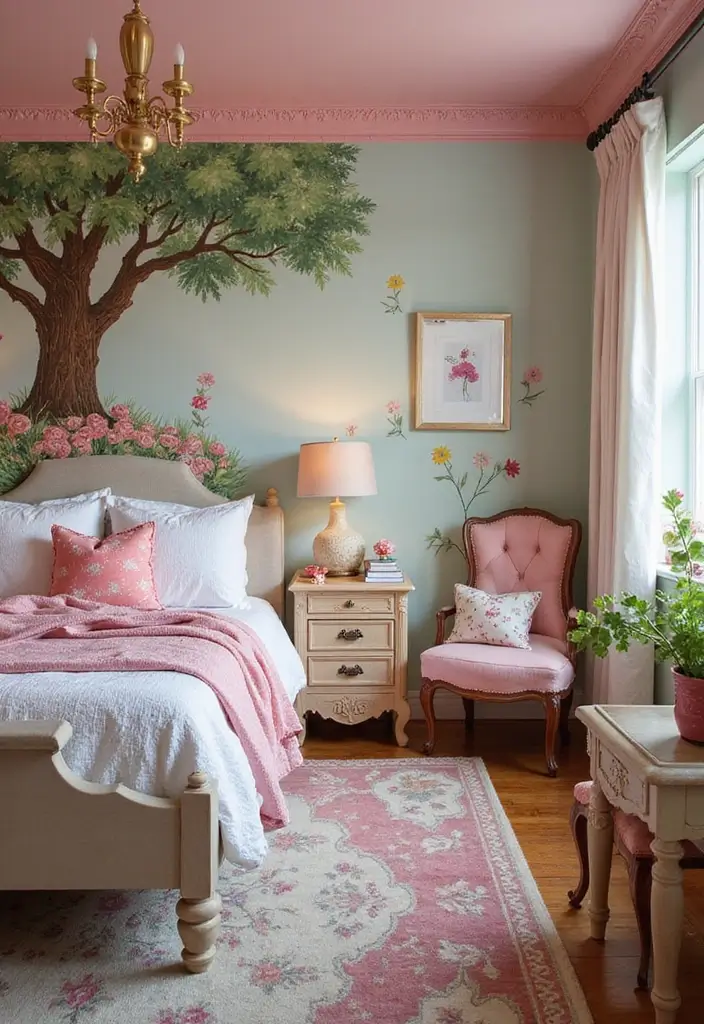 25 Kids Room Ideas for Girls Bedroom That Feel Magical - 25. Whimsical Fairy Tale Adventure