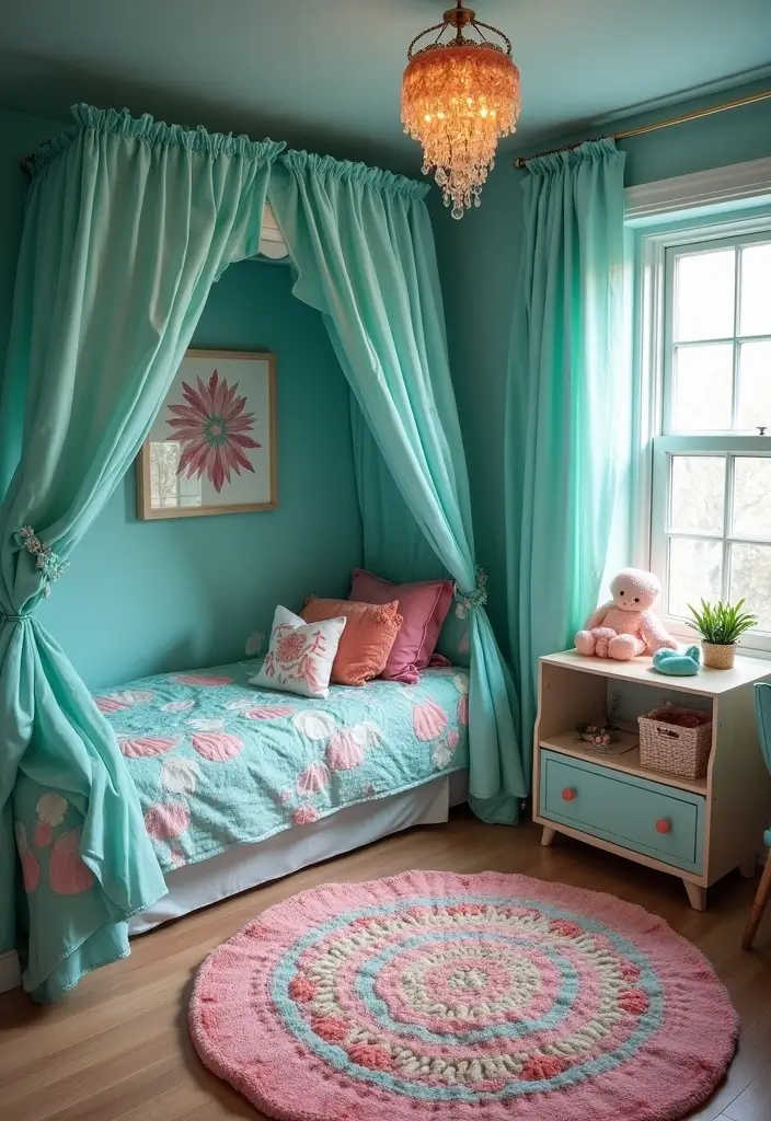 25 Kids Room Ideas for Girls Bedroom That Feel Magical - 3. Magical Mermaid Cove