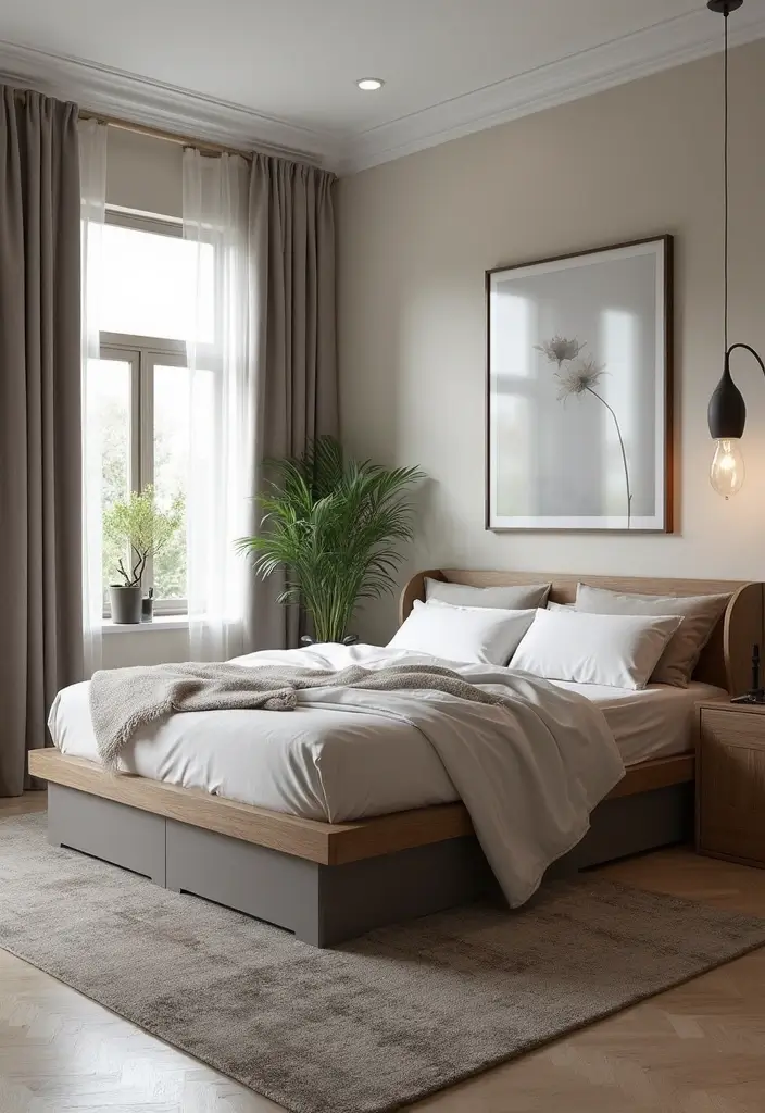 25 King Size Bed in Small Bedroom Ideas That Actually Work - 5. Bed Layout Ideas