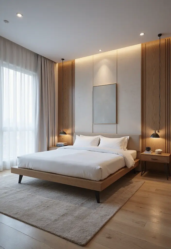 25 King Size Bed in Small Bedroom Ideas That Actually Work - 6. Opt for a Platform Bed