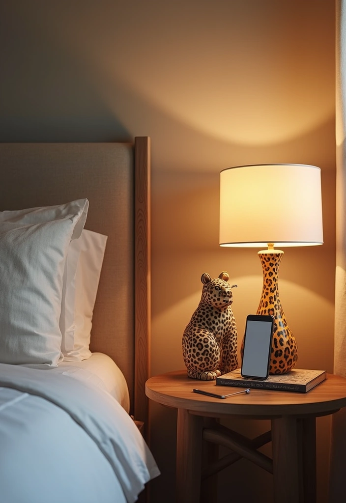 25 Leopard Print Bedroom Ideas That Feel Bold & Chic - 18. Leopard Print Mobile Accessories