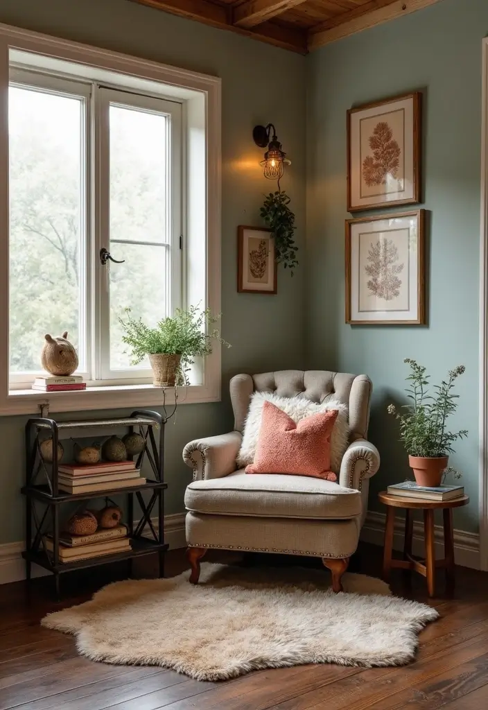 25 Western Bedroom Ideas for Teens That Channel Cowboy Energy - 9. Cozy Reading Corners