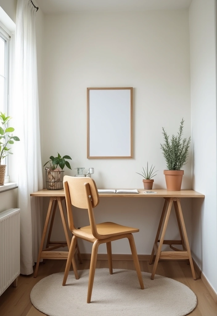 27 Small Bedroom Ideas for Men Minimalist That Look Strong & Clean - 11. Minimalist Desk Setup