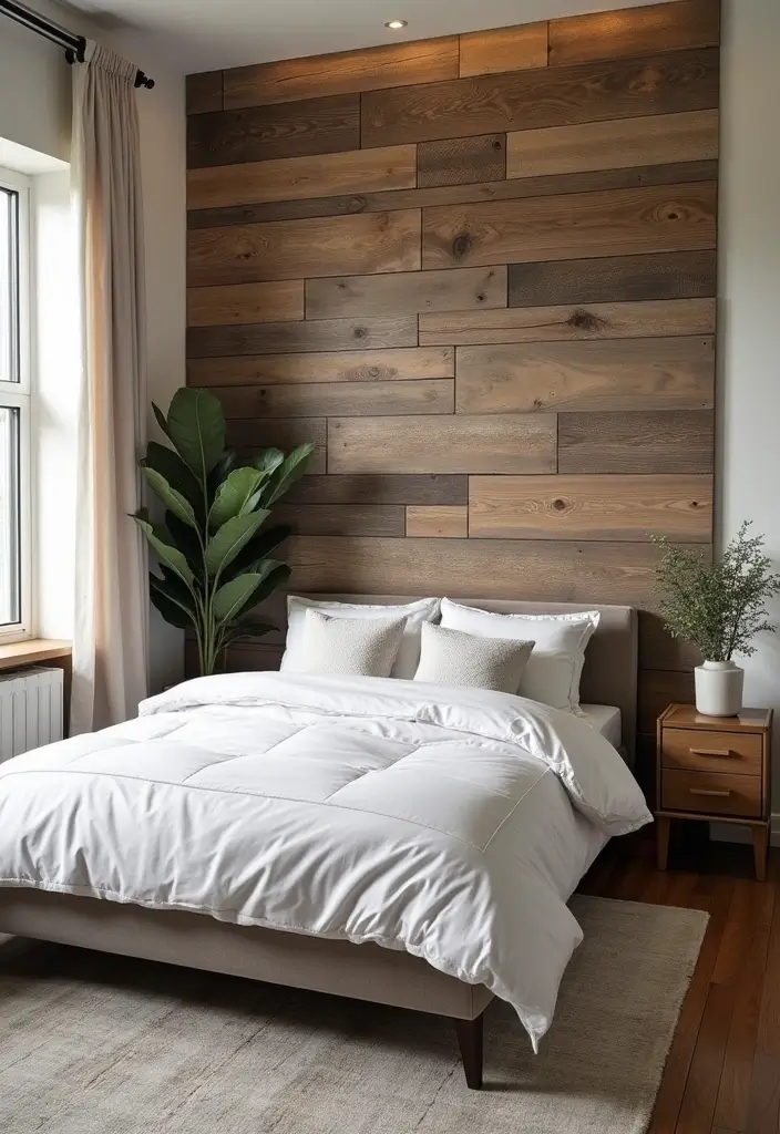 27 Small Bedroom Ideas for Men Minimalist That Look Strong & Clean - 14. Textured Walls