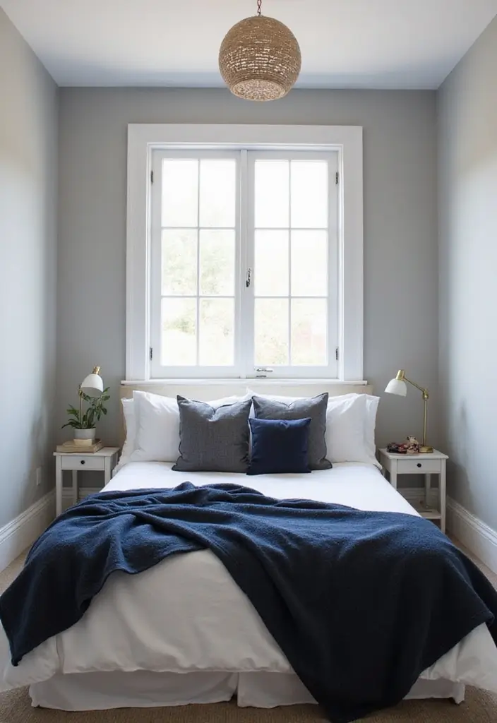 27 Small Bedroom Ideas for Men Minimalist That Look Strong & Clean - 2. Neutral Color Palette