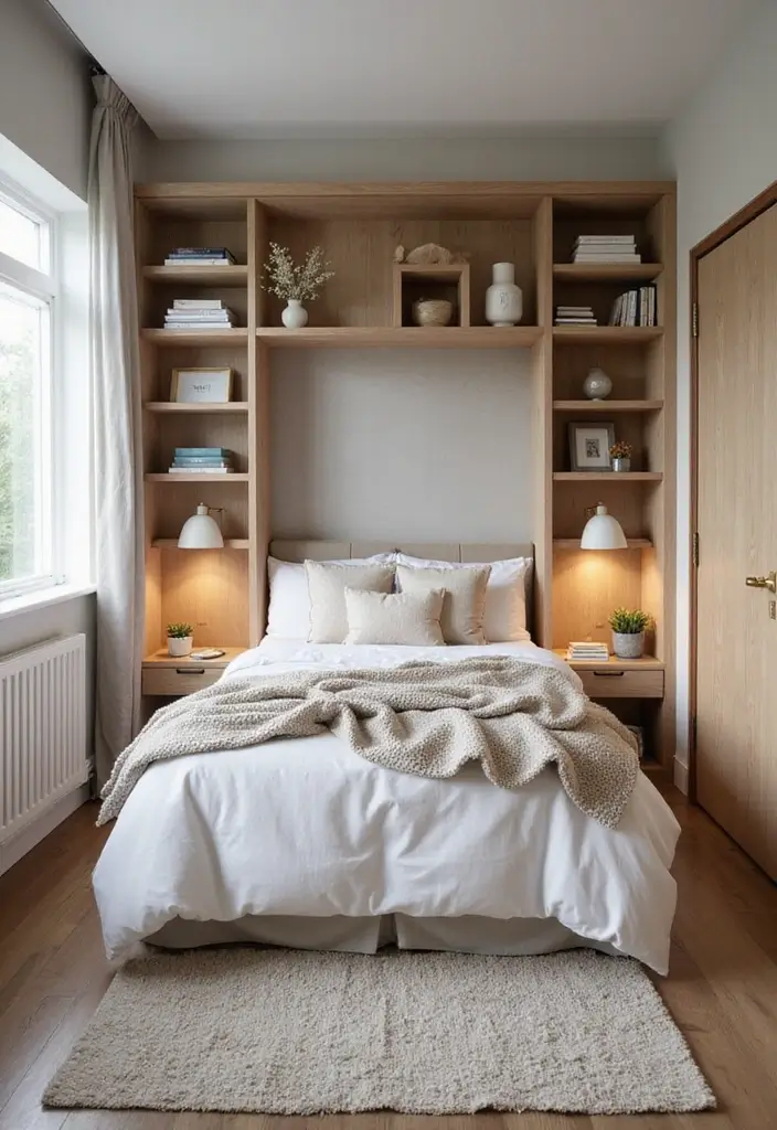 27 Small Bedroom Ideas for Men Minimalist That Look Strong & Clean - 20. Eliminate Clutter