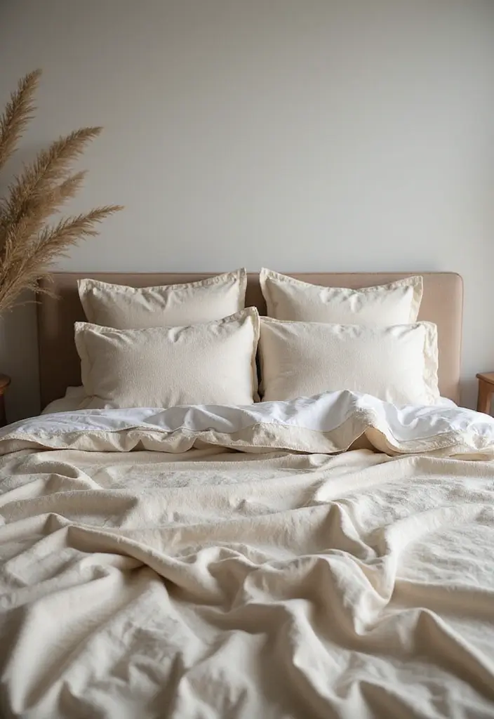 30 Bedroom Design Ideas for Women That Blend Chic and Comfort - 13. Eco-Friendly Bedding