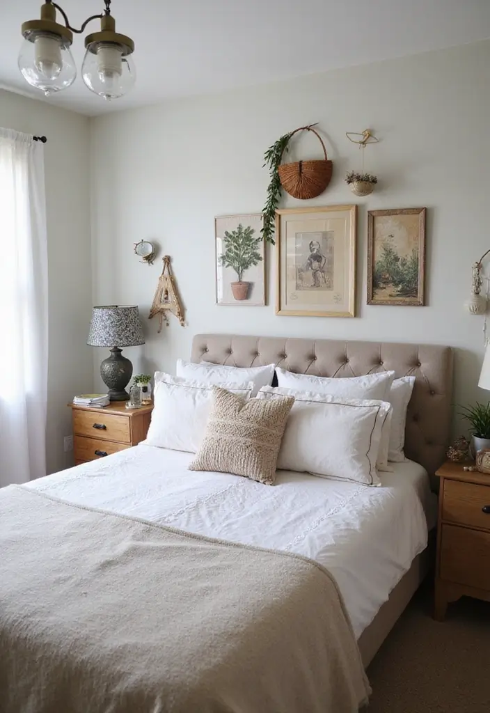 30 Bedroom Design Ideas for Women That Blend Chic and Comfort - 27. Heartfelt DIY Projects