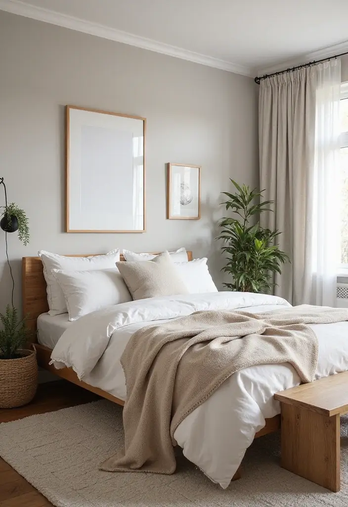 30 Bedroom Design Ideas for Women That Blend Chic and Comfort - 5. Scandinavian Cozy