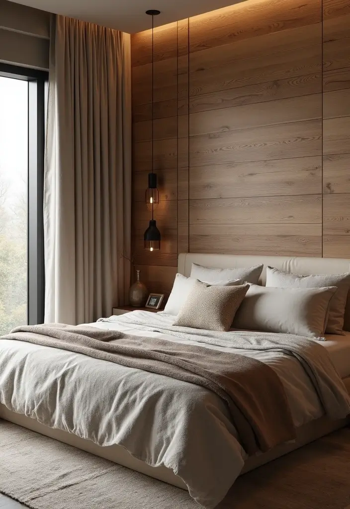 30 Bedroom Design Ideas for Women That Blend Chic and Comfort - 9. Textured Wall Treatments