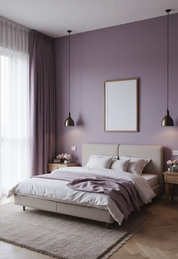 30 Purple Bedroom Ideas for Teens That Look Trendy & Vibrant - 4. Minimalist Purple Vibes
