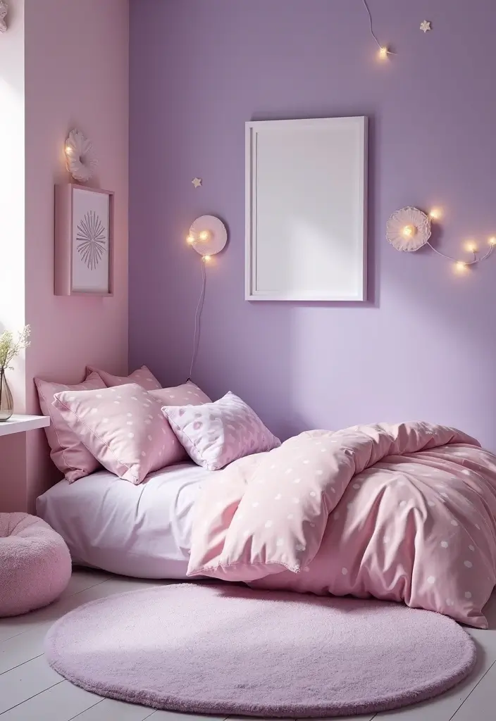 30 Purple Bedroom Ideas for Teens That Look Trendy & Vibrant - 5. Pastel Purple Playground
