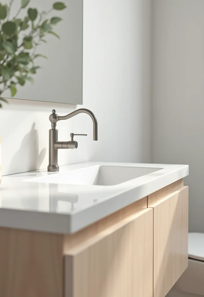 13 Bathroom Faucet Ideas For A Stylish Upgrade - 6. Minimalist Scandinavian Designs