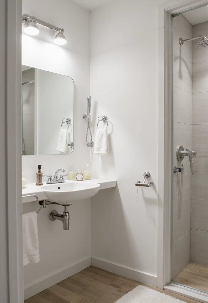14 Bathroom Five Square Meter Ideas That Maximize Space - 3. Multi-Functional Fixtures