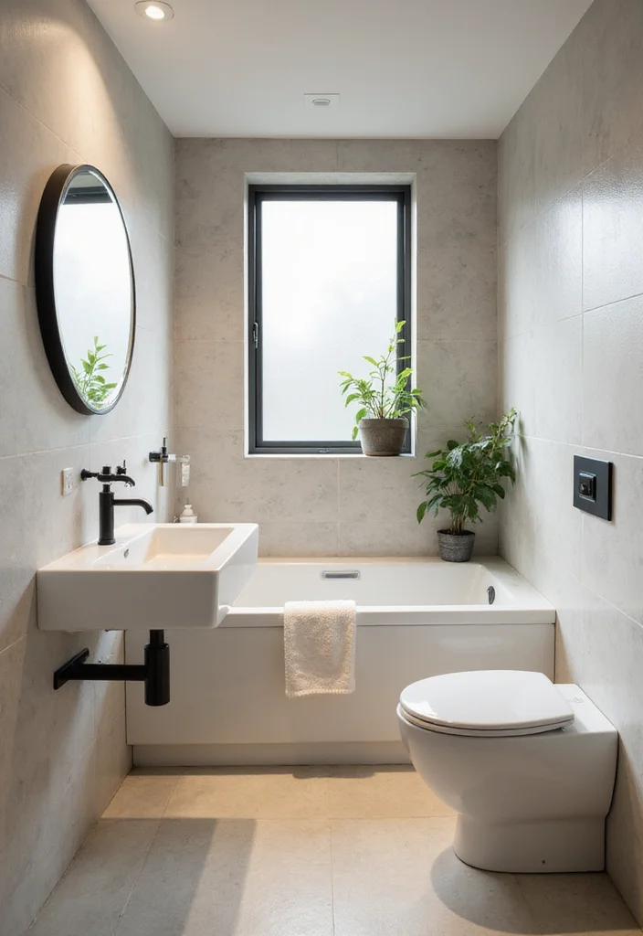 14 Bathroom Five Square Meter Ideas That Maximize Space - 7. Minimalist Decor Choices