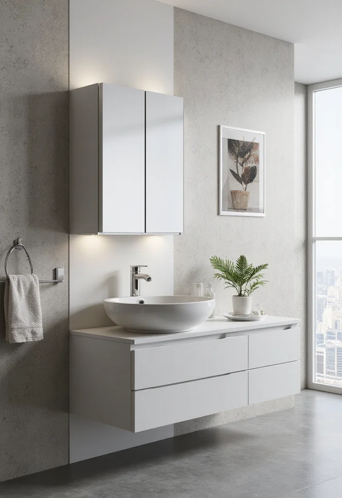 14 Bathroom Vanity With Makeup Counter Ideas You Will Love - 13. Versatile Modular Vanity with Makeup Counter