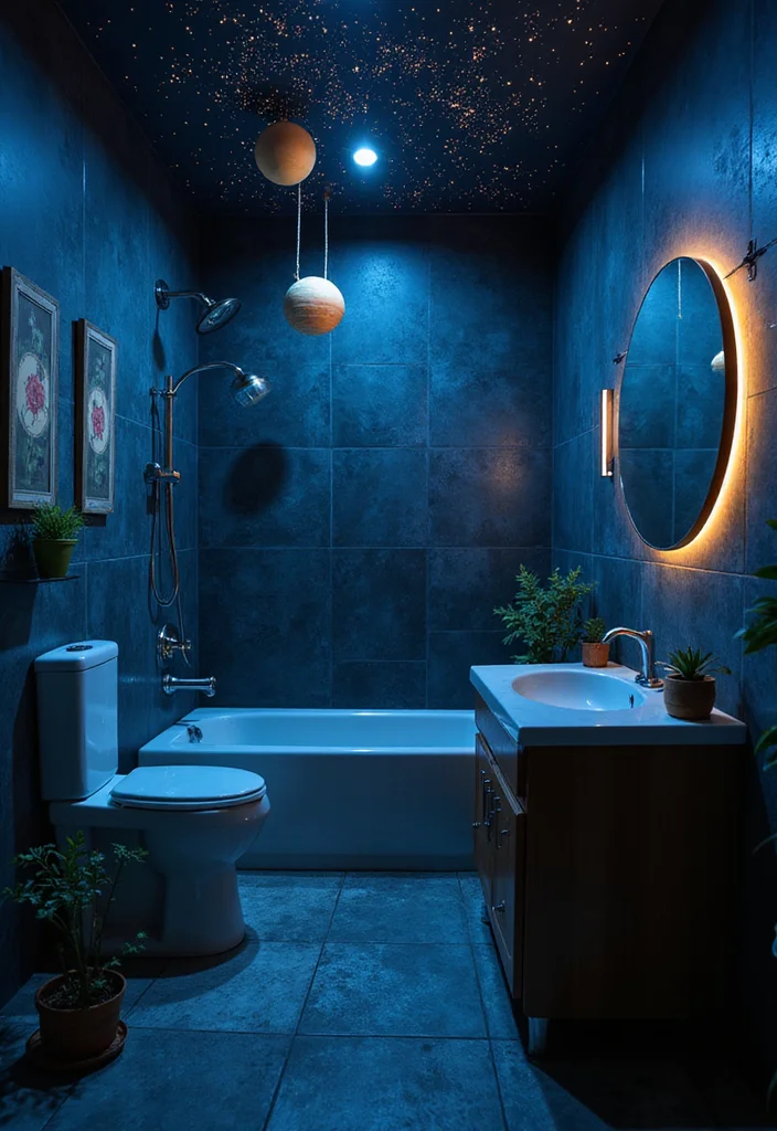 14 Club Roblox Bathroom Ideas For Creative Builds - 4. Space Explorer Bathroom