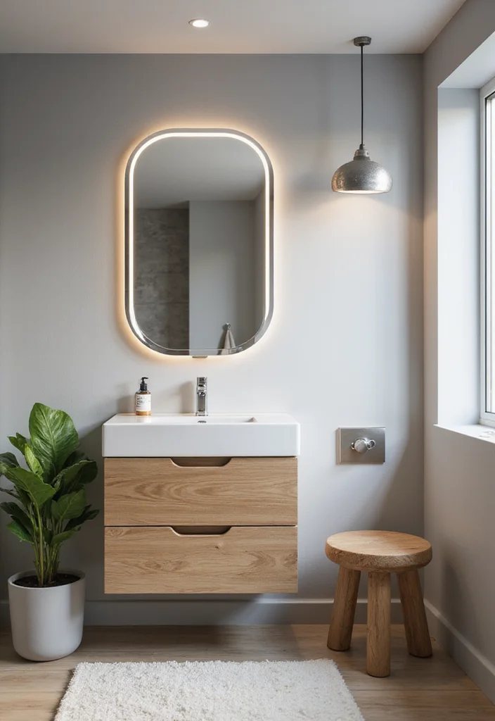 14 Kids Bathroom Vanity Ideas That Are Cute And Practical - 14. Interactive Vanity with Smart Tech