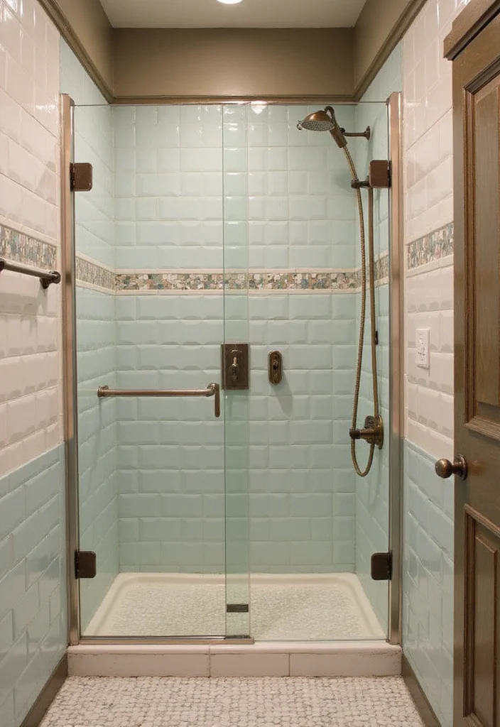 14 Nineteen Thirty Bathroom Ideas With Retro Flair - 10. Retro Shower Designs