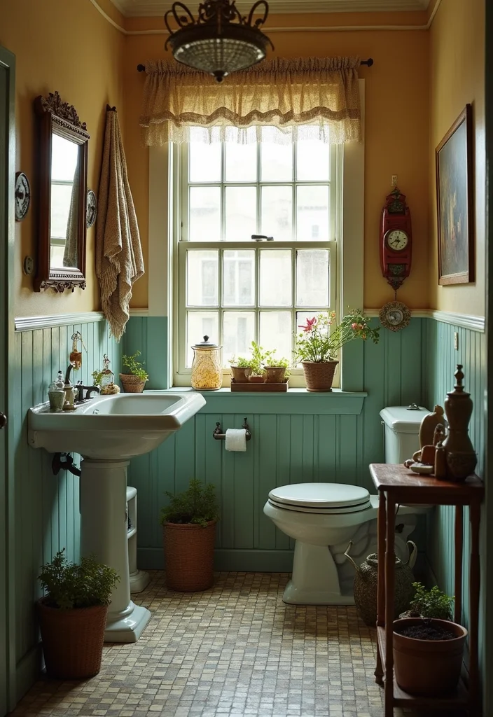 14 Nineteen Thirty Bathroom Ideas With Retro Flair - 14. Personal Touches