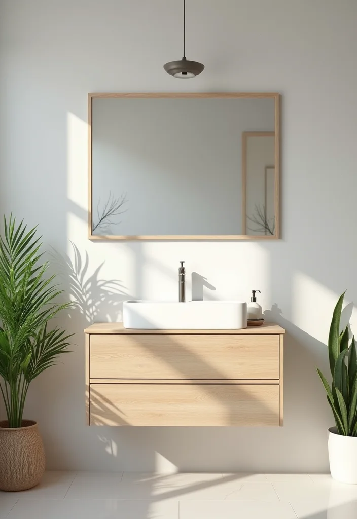 14 Powder Bathroom Vanity Ideas For Small Stylish Rooms - 4. Minimalist Scandinavian Designs