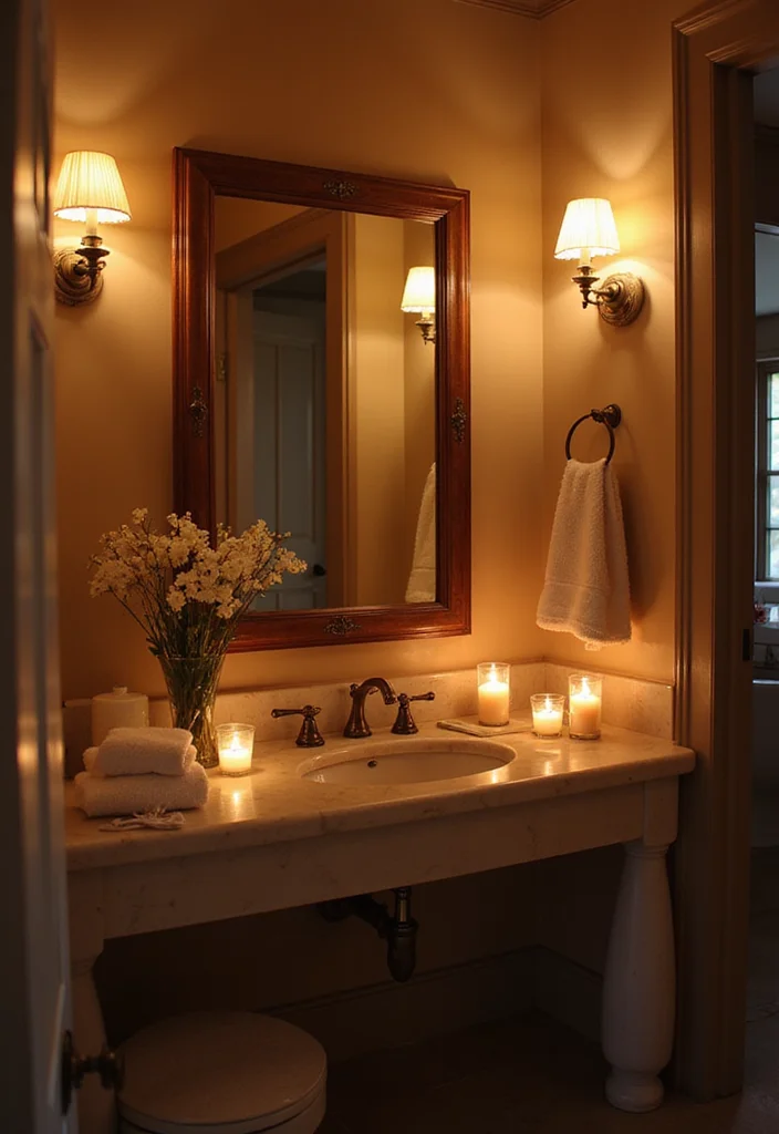 14 Romantic Bathroom Ideas With Soft Mood - 1. Soft Lighting for Ultimate Relaxation