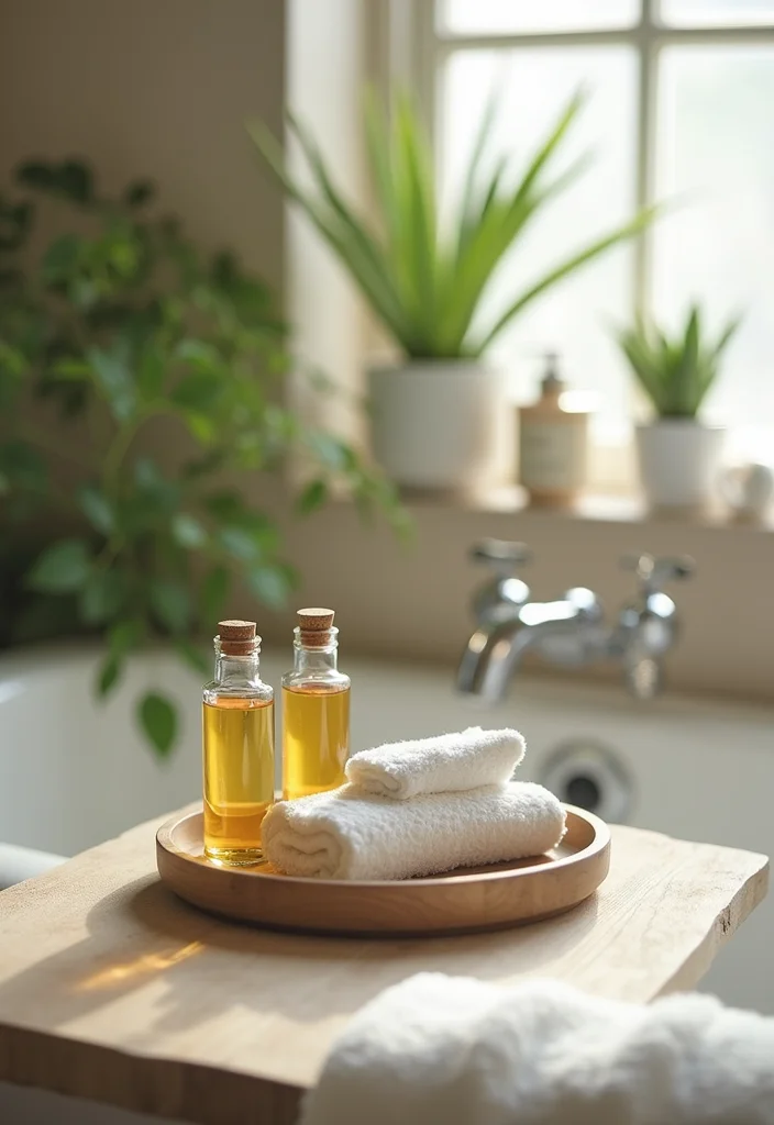 14 Romantic Bathroom Ideas With Soft Mood - 4. Spa-Like Accessories