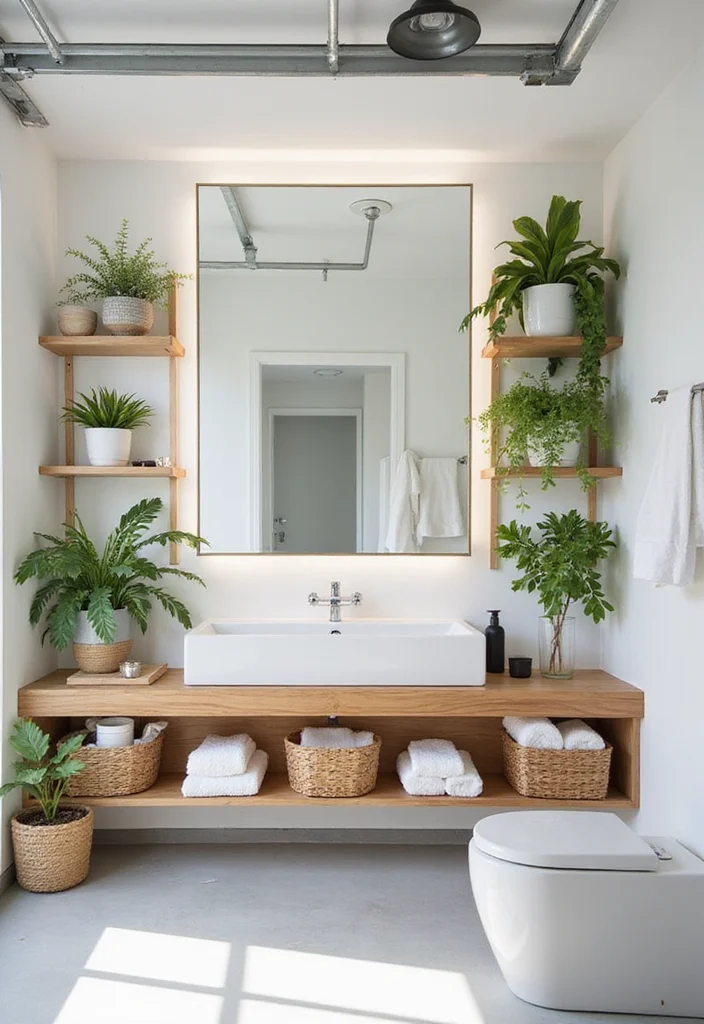 15 Garage Bathroom Ideas For Practical Design - 1. Bright and Airy Aesthetic