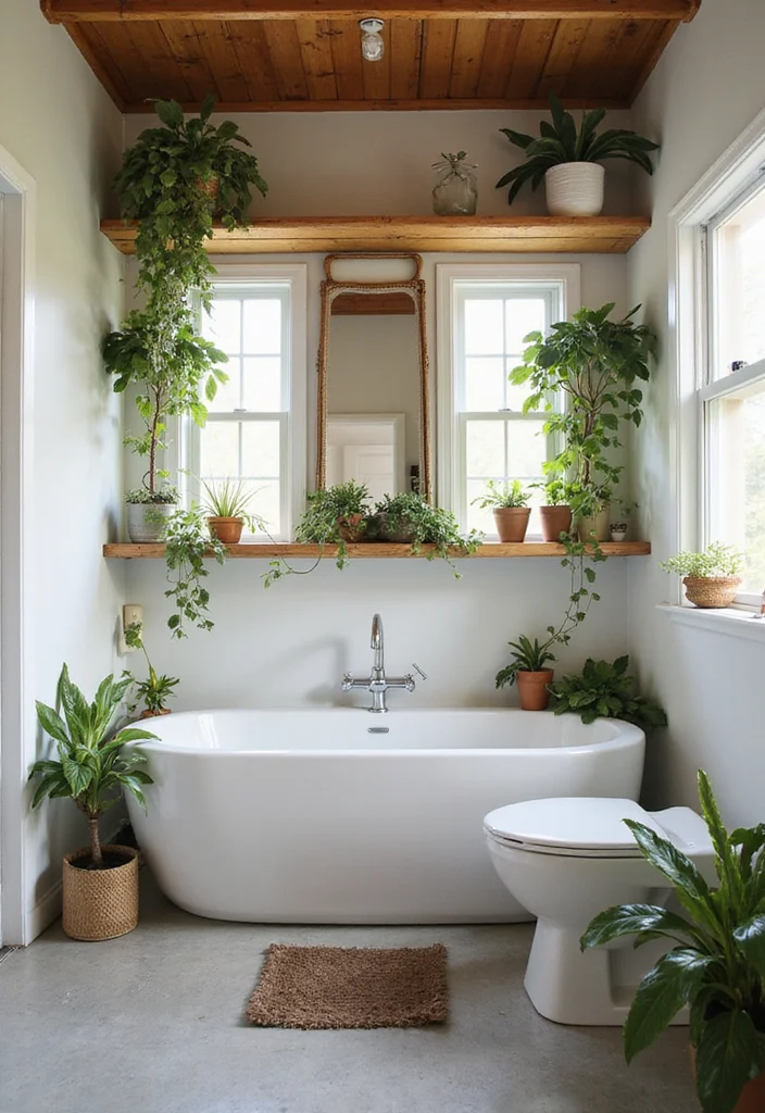 15 Garage Bathroom Ideas For Practical Design - 9. Eco-Friendly Features