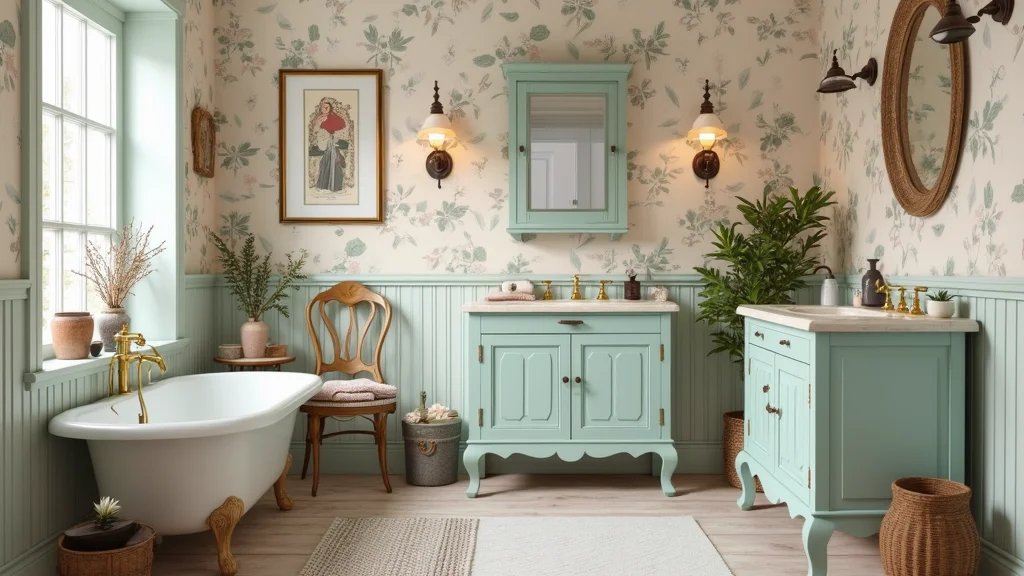 15 Vintage Bathroom Vanity Ideas With Classic Charm