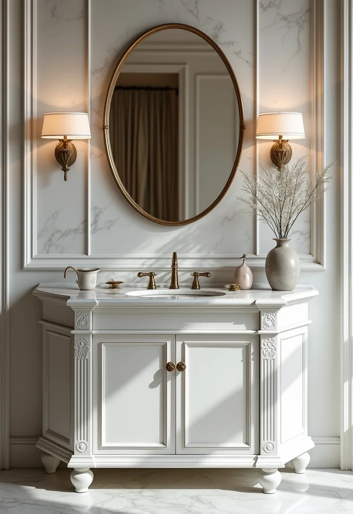 16 Bathroom Ideas With Vanity For Every Style - 10. Elegant Marble Vanities