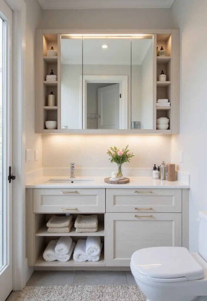 16 Bathroom Ideas With Vanity For Every Style - 8. Space-Saving Vanities for Small Bathrooms