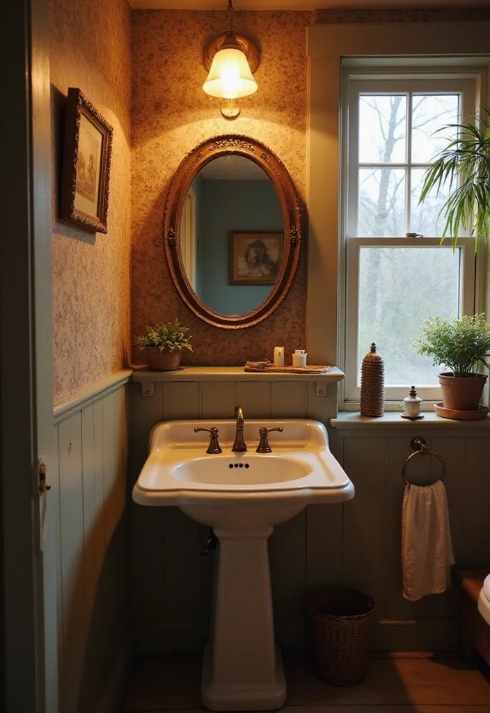 16 Bathroom Washbasin Ideas For Modern Living - 13. Vintage Style Basins