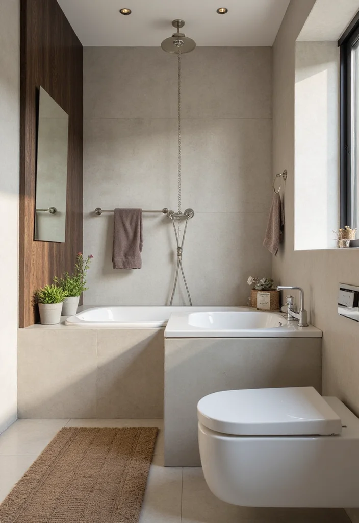 16 Bathroom Washbasin Ideas For Modern Living - 14. Dual-Sink Designs