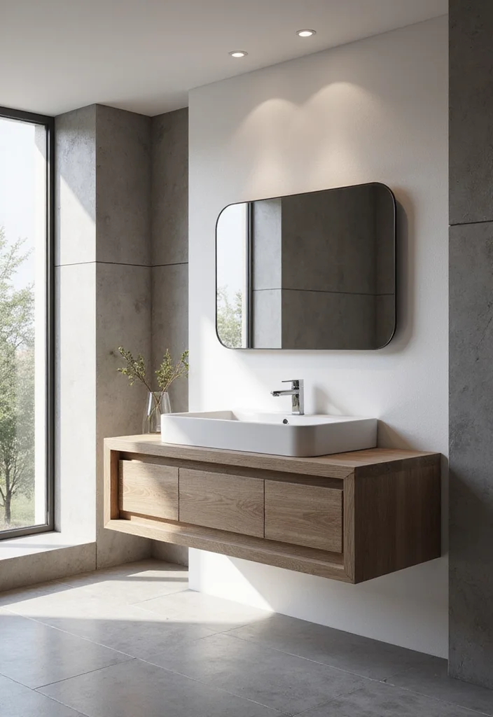 16 Bathroom Washbasin Ideas For Modern Living - 16. Floating Basins