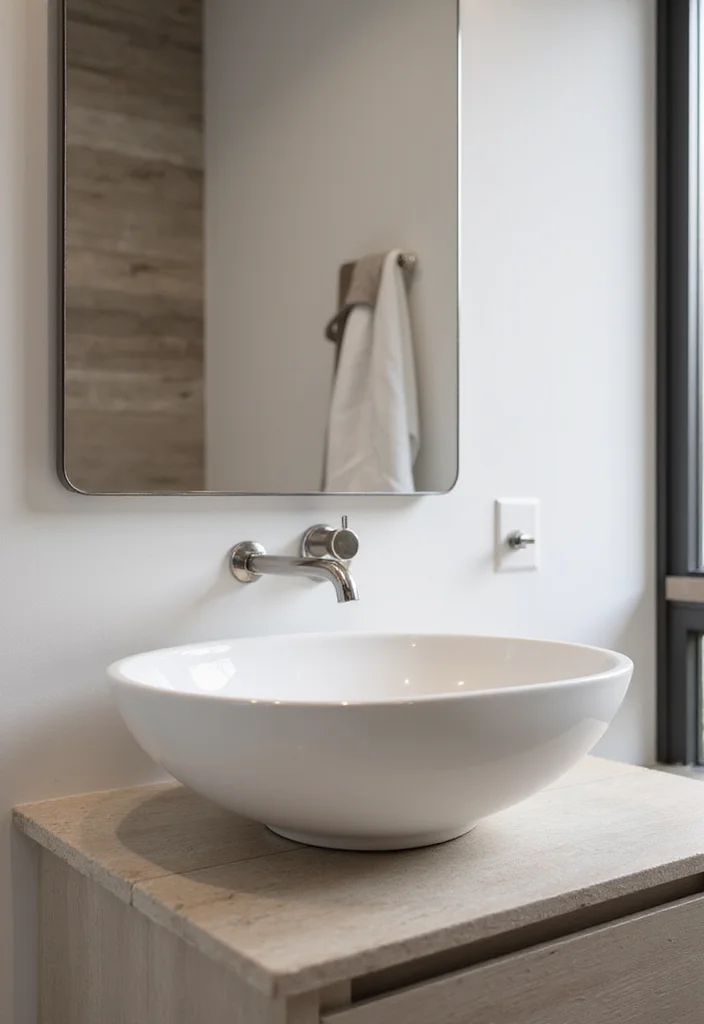 16 Bathroom Washbasin Ideas For Modern Living - 8. Minimalist Sinks
