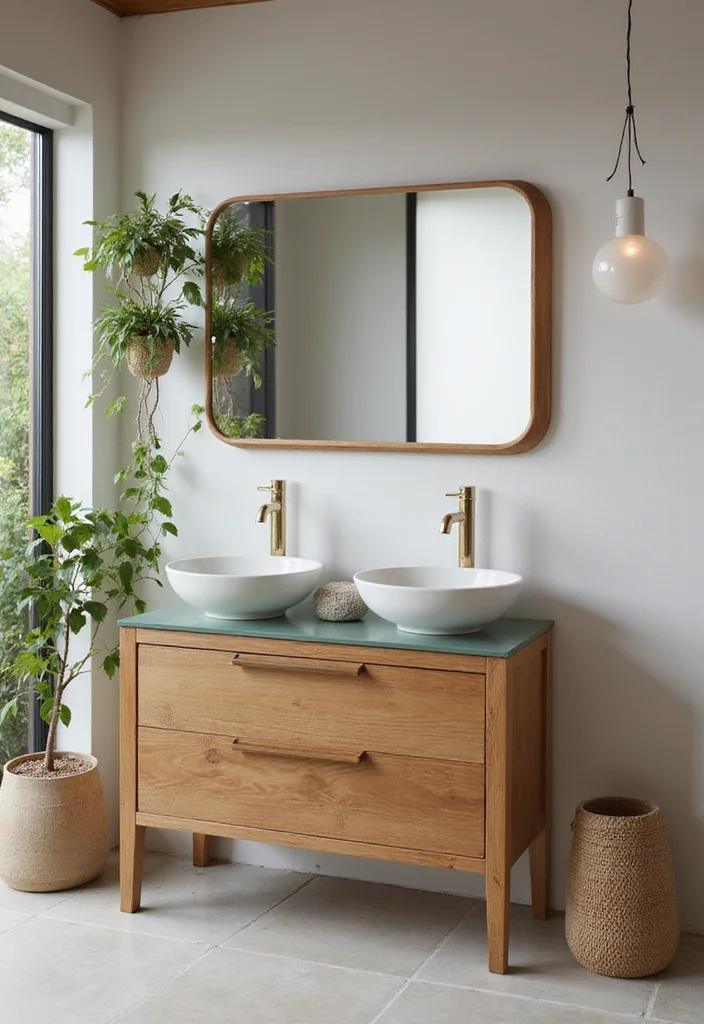 16 Contemporary Bathroom Vanity Ideas For Modern Homes - 7. Eco-Friendly Materials