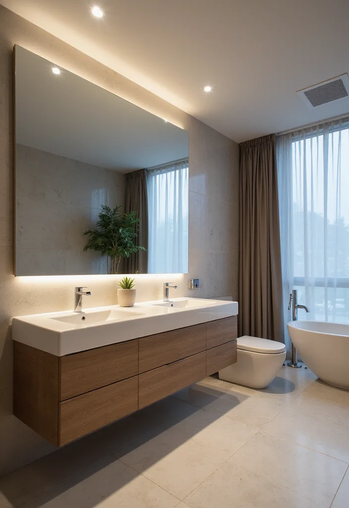 16 Luxury Bathroom Vanity Designs For High End Spaces - 15. Smart Technology Integration