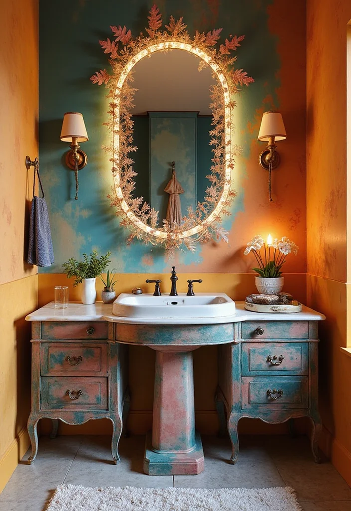 16 Luxury Bathroom Vanity Designs For High End Spaces - 16. Artistic Statements