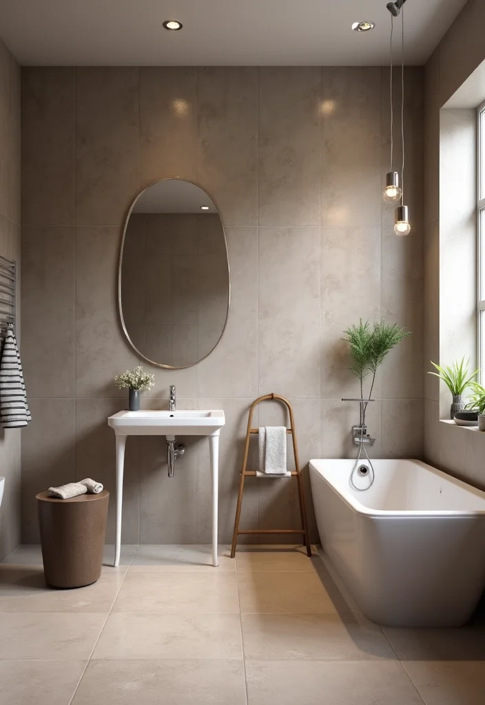 17 Taupe Bathroom Ideas With Elegant Warmth - 6. Monochromatic Taupe Tones