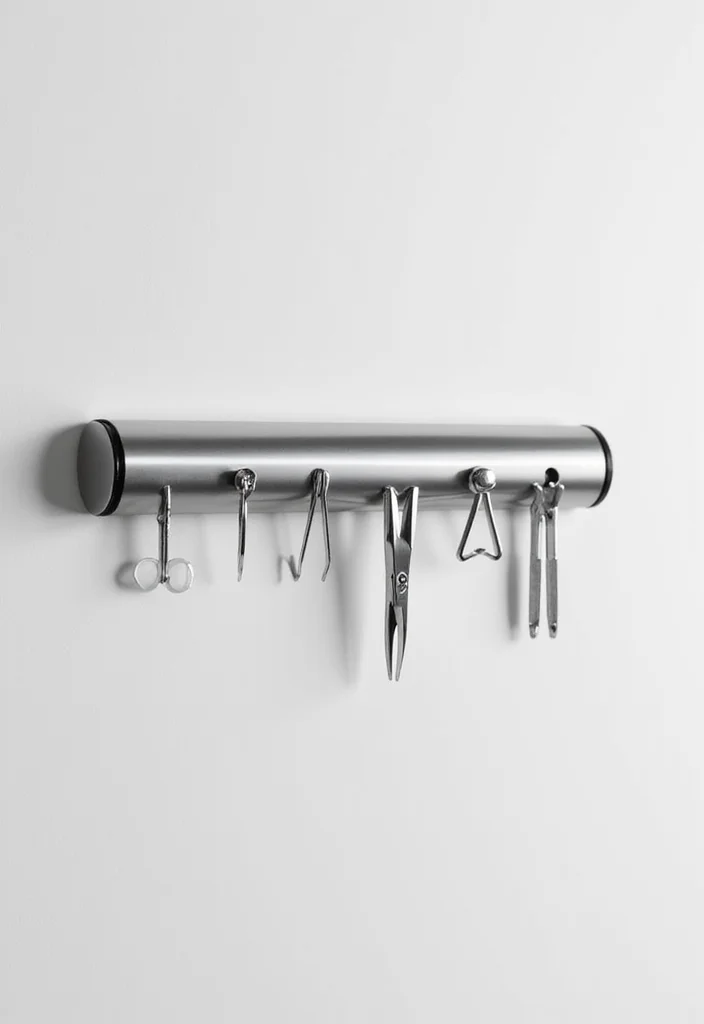 18 Bathroom Storage Ideas That Keep Things Organized - 8. Magnetic Strips for Small Items